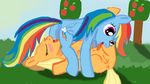  anus applejack_(mlp) butt equine female friendship_is_magic horse jbond lesbian my_little_pony nude pony pussy rainbow_dash_(mlp) sex 