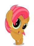  babs_seed_(mlp) cute equine felix-kot female feral friendship_is_magic green_eyes hair horse looking_at_viewer mammal my_little_pony plain_background pony smile solo transparent_background two_tone_hair 