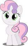  confused cub equine felix-kot female feral friendship_is_magic green_eyes hair horn horse looking_at_viewer mammal my_little_pony plain_background pony solo sweetie_belle_(mlp) transparent_background two_tone_hair unicorn young 