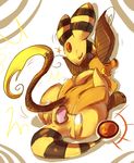  ambiguous_gender ampharos anal anal_penetration cowgirl_position distressed eyes_closed irootie male nintendo nude on_top paws penetration penis pok&#233;mon pok&eacute;mon raichu sex smile soles straddling video_games 