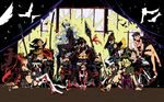  6+girls anne_(ttgl) antispiral_nia boota dark_persona epic highres imaishi_hiroyuki jpeg_artifacts kamina kinon kittan kiyal kiyoh multiple_boys multiple_girls nia_teppelin sarashi simon tengen_toppa_gurren_lagann yoko_littner 