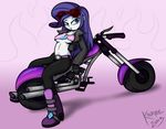  breasts equestria_girls eyewear female friendship_is_magic gloves human killryde leather_coat leather_pants mammal motorcycle my_little_pony nail_polish open_mouth rarity_(eg) rarity_(mlp) solo sunglasses under_boob 