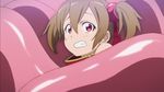  1girl animated animated_gif licking lowres short_twintails silica solo_focus sword_art_online tentacle twintails wince wincing 