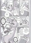  blush canine comic female fox male mikazuki_karasu nude penis tanuki translated 