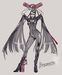  :q arms_up bayonetta bayonetta_(character) bodysuit breasts bug butterfly character_name cleavage_cutout grey_background gun handgun high_heels insect karasuma_nishiki long_hair medium_breasts mole mole_under_mouth pistol simple_background solo tongue tongue_out very_long_hair weapon wide_hips 