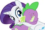  2013 creepy dragon equine expressions facial_expressions female feral friendship_is_magic hair happy horn horse long_hair male my_little_pony nightmare_fuel open_mouth parody pony rarity_(mlp) smile spike_(mlp) tongue unicorn 