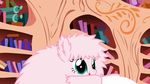  equine female feral fluffle_puff fluffy friendship_is_magic hair horse mammal mixermike622 my_little_pony open_mouth pillow pink_hair pony solo 
