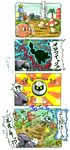 comic kirby_(series) kotobuki meta_knight motion_lines no_humans sword_knight translation_request waddle_dee walking 