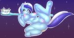  anthro anthrofied big_breasts blue_eyes blue_fur breasts butt colgate_(mlp) cutie_mark equine female friendship_is_magic fur hair holding horn horse looking_away lying mammal my_little_pony navel nipples nude on_back open_mouth pony pussy raised_leg skidd solo spread_legs spreading teeth tongue toothbrush two_tone_hair unicorn 