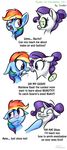  blue_fur blush comic dialog duo english_text equine erudier female feral friendship_is_magic frown fur hair horn horse long_hair mammal multi-colored_hair my_little_pony open_mouth pegasus pony purple_eyes purple_hair rainbow_dash_(mlp) rainbow_hair rarity_(mlp) smile teeth text tongue unicorn white_fur wings 