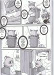  cold comic de-censored dialog fast_and_furryious fish fox mammal manga marine mikazuki_karasu pass_out pokko raccoon snow sticks text thinking tired translated tsuki unconscious 