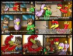  avian banjo-kazooie bird bra breegull comic drama female group_hug hug kazooie kitsune_youkai mammal night nude pajamas panties porcupine rodent squirrel tears underwear video_games 