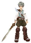  3d allegretto artist_request highres male_focus solo sword trusty_bell weapon white_background 