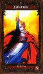  armor artoria_pendragon_(all) blonde_hair cape crown fate/stay_night fate_(series) highres kamina_pose pointing pointing_up royal saber scan solo standing takeuchi_takashi tarot 