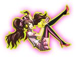  brown_eyes brown_hair cassette_tape full_body gloves headphones high_heels kujikawa_rise looking_at_viewer official_art persona persona_4 persona_4:_dancing_all_night persona_dancing single_glove skirt soejima_shigenori thighhighs transparent_background twintails 