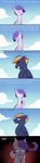  comic crossbreed crystal_clarity cutie_mark english_text equine female friendship_is_magic glare horn horse hybrid kilala97 kirin male mammal my_little_pony original_character pegasus pony prism_bolt smile text wings 
