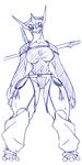  amphibian anthro fdokkaku female frog greninja kunoichi monochrome nintendo pok&#233;mon pok&eacute;mon sword thick_thighs video_games weapon 