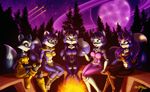 anthro bonfire breasts canine cleavage clothed clothing dinosaur_planet female fire forest fox green_eyes hi_res krystal loincloth mammal nintendo outer_space scificat star_fox star_fox_adventures star_fox_assault star_fox_command time_paradox tree video_games 
