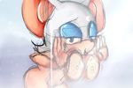  anthro bat big_breasts breasts female fog invalid_tag ken17 looking_at_viewer mammal navel nipples nude on_glass pose rouge_the_bat sega sketch solo sonic_(series) window 