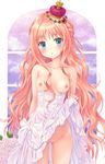  :o aqua_eyes ass_visible_through_thighs atelier_(series) atelier_meruru bad_id bad_pixiv_id banned_artist blush breasts cleft_of_venus collarbone crown dress dress_lift dress_pull flower groin highres long_hair looking_at_viewer medium_breasts merurulince_rede_arls mini_crown n.g. nipples no_bra no_panties open_mouth pink_flower pink_rose red_hair rose solo topless very_long_hair wavy_hair white_dress 