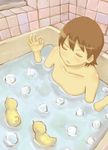  aioi_yuuko bathing ice meditation nichijou shishio_(artist) 