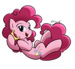  alpha_channel banana banana_phone blue_eyes cutie_mark equine female friendship_is_magic fruit hair horse lying mammal my_little_pony pink_hair pinkie_pie_(mlp) plain_background pony secret-pony solo transparent_background 