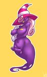  areola atryl balls big_breasts blush breasts dickgirl erect_nipples erection ghost hair hat intersex long_hair navel nipples nude paper_mario peins penis pink_hair precum spirit uncut vivian wide_hips 