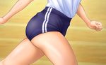  ass buruma close-up gym_uniform haru_kanata original running solo thighs 