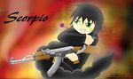  ak47 fire gun open_eyes ranged_weapon scorpio senz smile snife weapon 