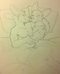  couple cuddling gay housepets! kangaroo male mammal marsupial rick_griffin seth-iova sketch smile 