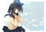  black_hair blue_eyes haneda_kobato mashimaro oretachi_ni_tsubasa_wa_nai school_uniform short_hair solo 