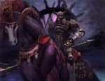  armor bad_id bad_pixiv_id final_fantasy horse iwauchi_tomoki knight male_focus odin_(final_fantasy) solo 