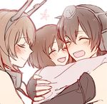  bad_id bad_pixiv_id brown_hair family hug if_they_mated ikarin ips_cells kantai_collection mother_and_daughter multiple_girls mutsu_(kantai_collection) nagato_(kantai_collection) yuri 