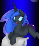  equine female feral friendship_is_magic hair horn horse long_hair mammal my_little_pony nightmare_moon_(mlp) pony qcryzzy solo winged_unicorn wings zev 