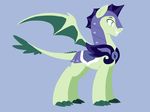  armor crossbreed cutie_mark dragon drake_wings equine friendship_is_magic hi_res horse hybrid kilala97 kirin male mammal my_little_pony original_character pony royal_guard_(mlp) smile turquoise_blitz wings 