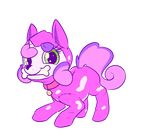  bone canine collar costume cub dog equine female feral friendship_is_magic fur green_eyes hair handsockz horn horse long_hair looking_at_viewer mammal my_little_pony plain_background pony smile solo sweetie_belle_(mlp) transparent_background two_tone_hair unicorn white_fur young 
