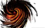  fanart highres mask naruto naruto_shippuuden red_eyes sharingan simple_background solo spiral tobi wallpaper watermark web_address white_background 