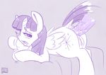  anal anal_penetration anus blush cutie_mark disembodied_penis equine female feral friendship_is_magic gela-g-i-s-gela hair half-closed_eyes horn horse male mammal my_little_pony penetration penis pony pussy sex straight twilight_sparkle_(mlp) vein winged_unicorn wings 
