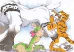  anthro anthro_on_feral bestiality canine cum cum_in_mouth cum_inside daigaijin dreamworks feline female feral interspecies kung_fu_panda licking male master_tigress master_viper oral oral_sex pussy reptile scalie sex snake tiger tongue wolf 
