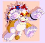  bowser cat chubby claws cute dragonslash feline koopa male mammal mario_bros meowser nintendo open_mouth red_eyes scalie shell solo spikes teeth toe_claws video_games 