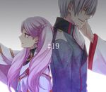  1girl bad_id bad_pixiv_id closed_eyes kakumeiki_valvrave l-elf lieselotte_w_dorssia long_hair pink_hair samako silver_hair tears twintails 