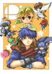  artist_request beard blonde_hair blue_eyes blue_hair bracer brown_hair cape chibi facial_hair fire_emblem fire_emblem:_monshou_no_nazo fire_emblem:_souen_no_kiseki gloves hat headband ike kid_icarus kirby kirby_(series) link male_focus mario mario_(series) marth metal_gear_(series) metal_gear_solid multiple_boys pit_(kid_icarus) pointy_ears smile solid_snake super_mario_bros. super_smash_bros. the_legend_of_zelda tiara toon_link wings yoshi 