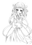  artist_request chinese_clothes code_geass greyscale monochrome sketch solo tianzi 