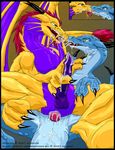  aellynh anal anal_penetration balls blaze blue_dragon claws cum cum_in_ass cum_in_mouth cum_inside cum_while_penetrated dragon dripping drooling duo eye_contact fangs feral feral_on_feral furred_dragon gay green_eyes horn karuch kissing male messy open_mouth penetration saliva scalie sex sharp_teeth slash0x snowballing teeth tongue western_dragon whiskers yellow_eyes 