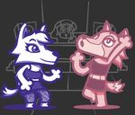  anthro canine duo k.k._slider mammal nintendo unknown_artist video_games whitney whitney_(animal_crossing) wolf wolfgang 