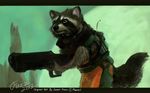  fuzz gun james_gunn male mammal marvel raccoon ranged_weapon rocket_raccoon weapon 