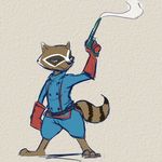  gun male mammal marvel raccoon ranged_weapon rocket_raccoon weapon 
