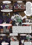  alcohol ammon angry anthro armor beer beverage black_dragon comic dialog dragon drunk english_text eye_patch eyewear green_dragon hair horn long_(zerofox) male mead ruze scalie tavern text wings zerofox1000 