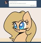  backy blue_eyes english_text equine female fur horse mammal my_little_pony original_character pony slavedemorto tan_fur tan_hair text tumblr 