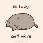  animated cat cute english_text feline female fur grey_fur mammal plain_background pusheen pusheen_corp squigglevision text 